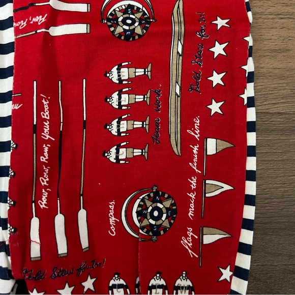 NWOT Vintage McBaby Sailboat Rowing Polo Romper Navy & Red Size 6/9 Months - Picture 3 of 6